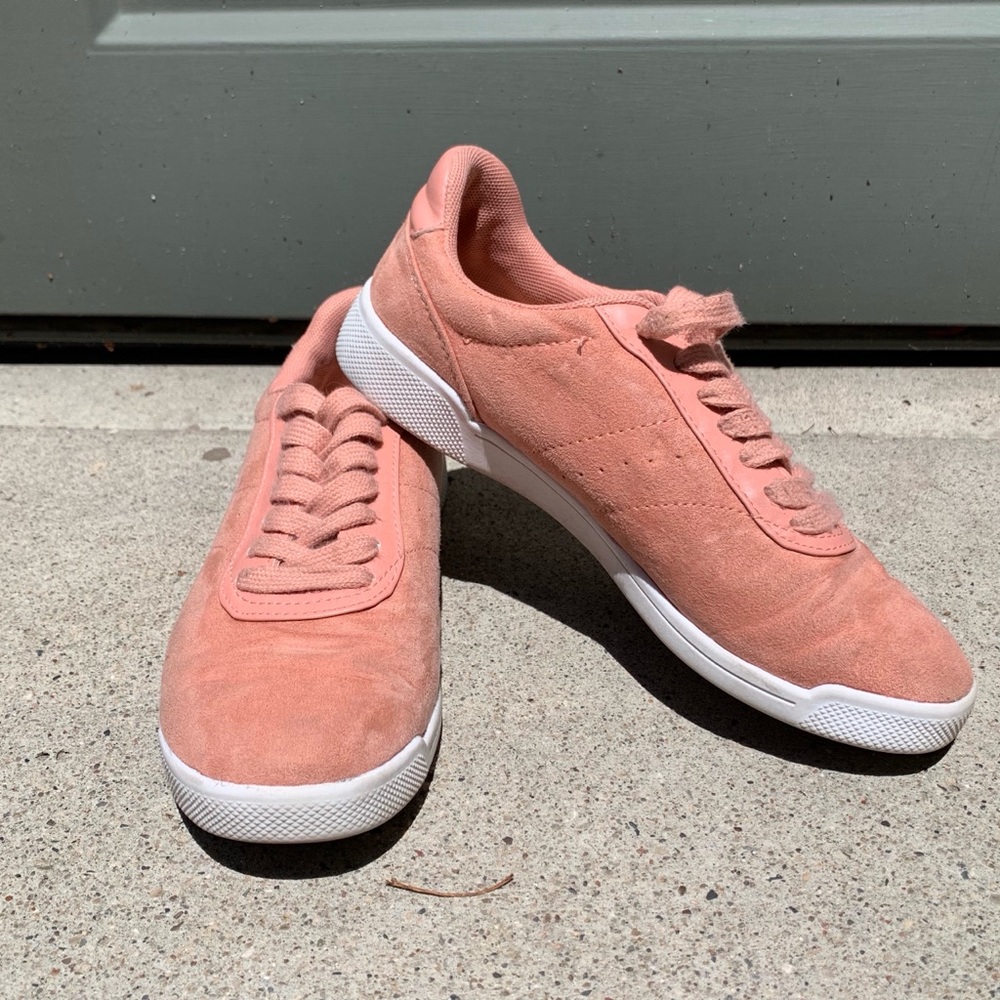H&M Pink Suede Sneakers